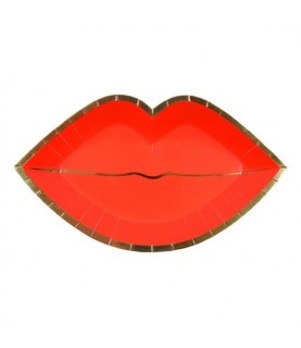 Assiettes en forme de Bouche