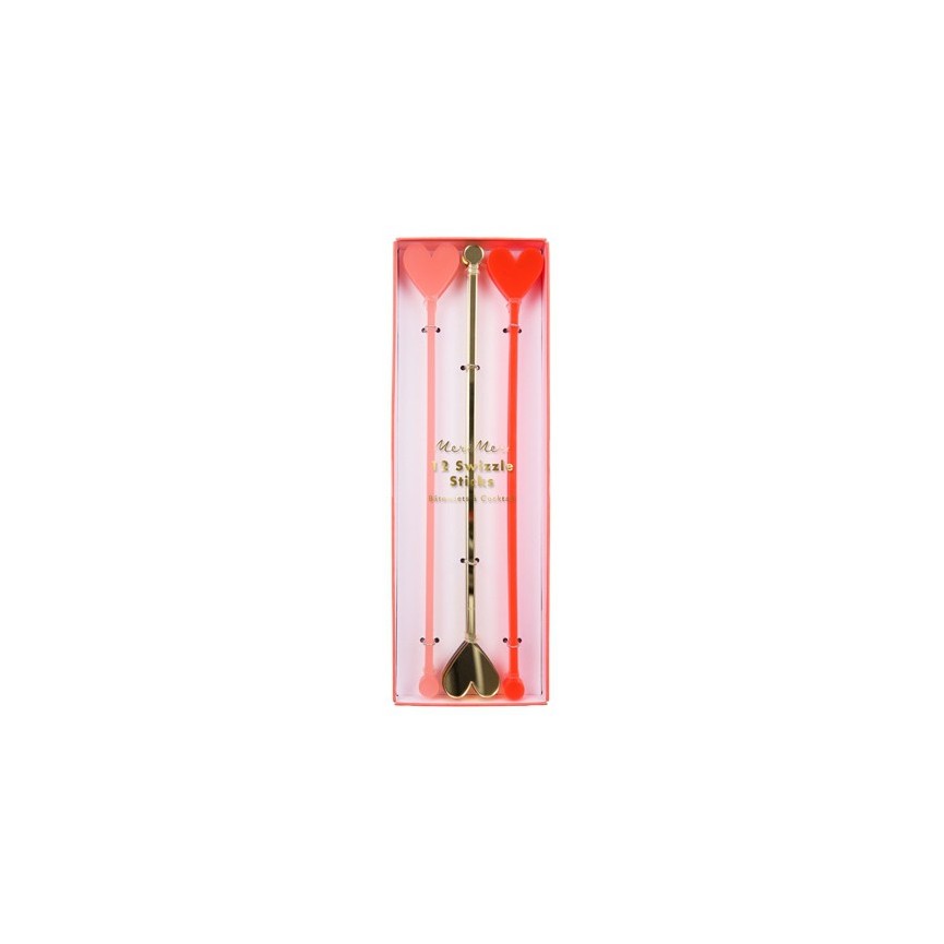 Heart Cocktail Mixer-Sticks