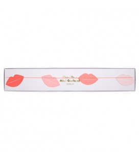 Mini Lippen Girlande