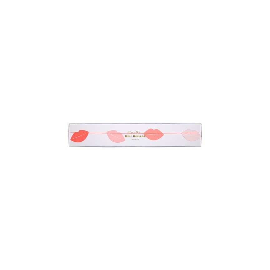 Mini Lippen Girlande