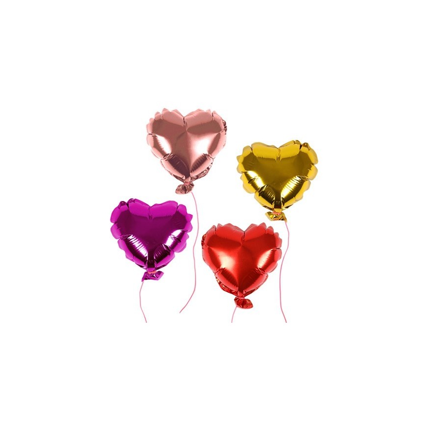 8 Mini heart-shaped Balloons