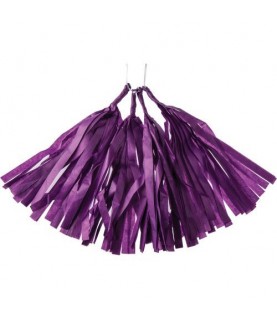 4 Purple Tassels