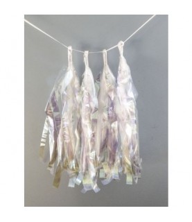 4 Iridescent Tassels