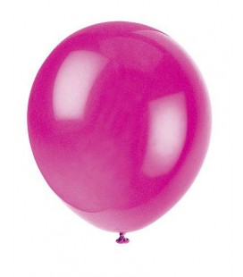 10 Magenta Balloons