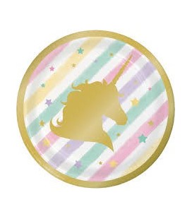 Unicorn Sparkle Luncheon Plates