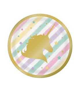Unicorn Sparkle Luncheon Plates
