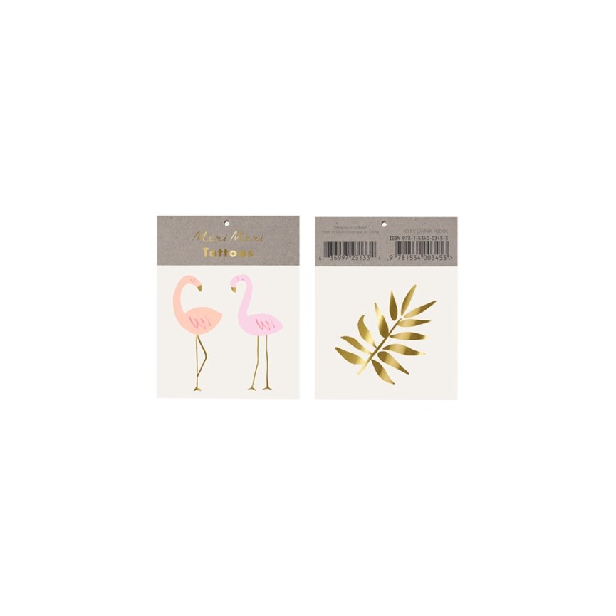 Flamingo Temporary Tattoos