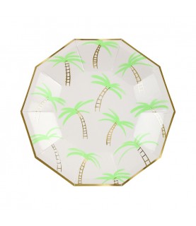 Small Palm Trees Plates