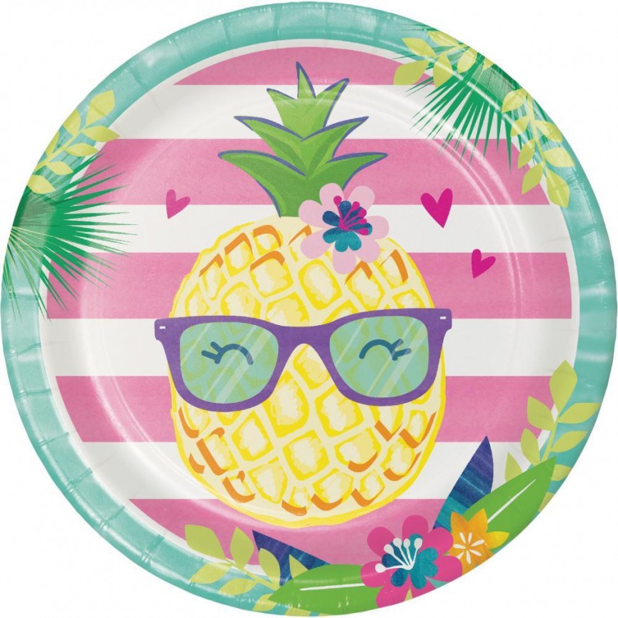Große Pineapple Friends Teller Große Pineapple Friends Teller