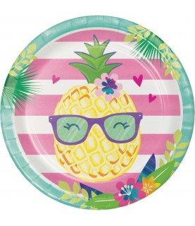 Pineapple Friends  Dinner Plates