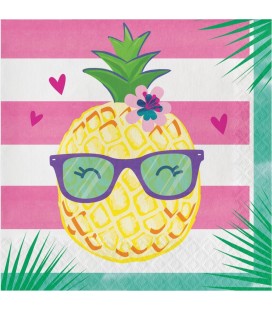 Pineapple Friends Luncheon Napkins