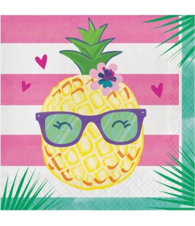 Pineapple Friends Luncheon Napkins