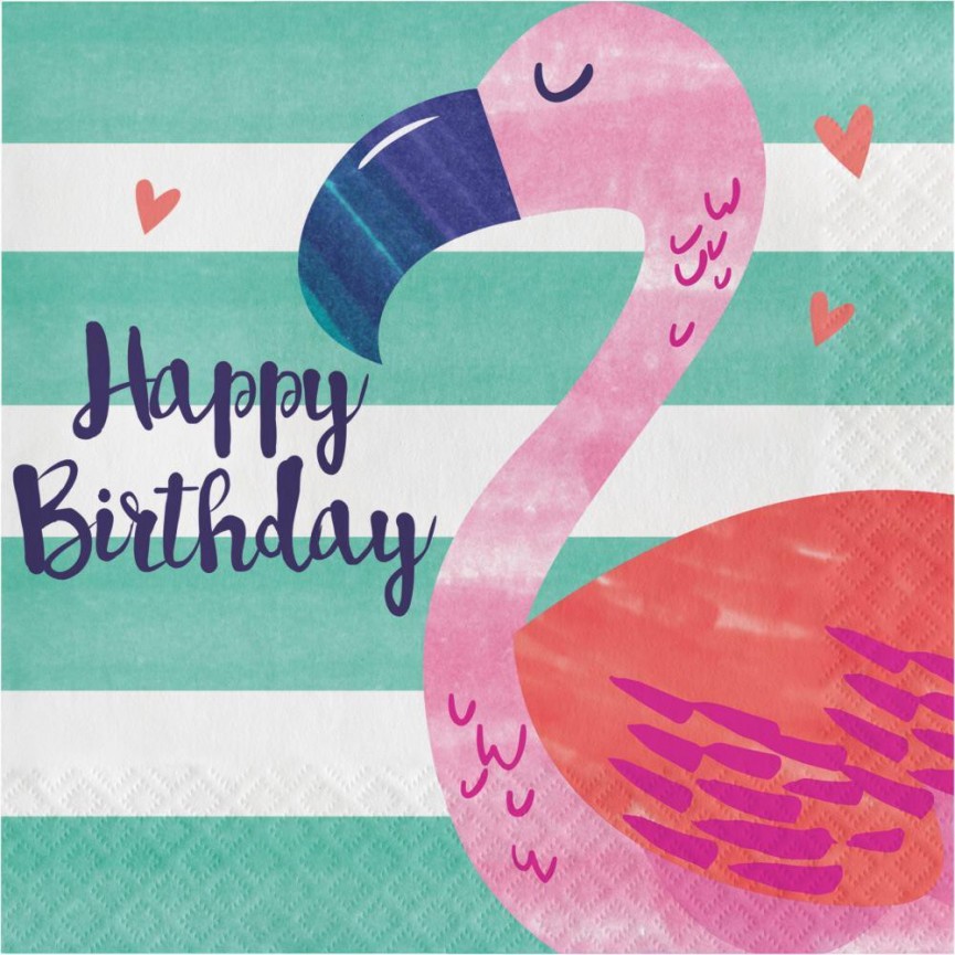 Pineapple Friends Happy Birthday Napkins