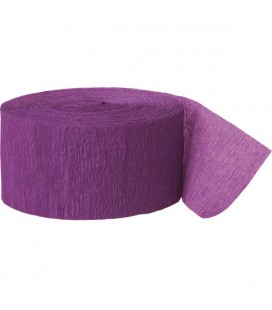 Purple Crepe Streamer