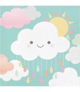 Happy Clouds Luncheon Napkins