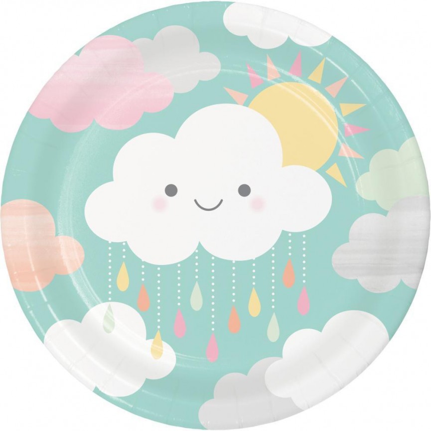 Happy Clouds Dinner Plates
