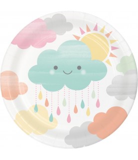 Happy Clouds Luncheon Plates