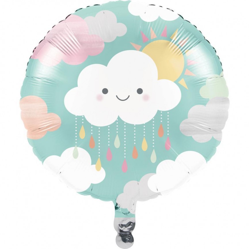 Happy Clouds Mylar Balloon
