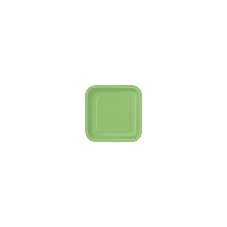 14 Lime Dinner Plates