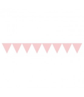 Pink Polka Dot Flag Banner