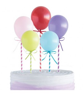 Mini Balloons Cake Topper
