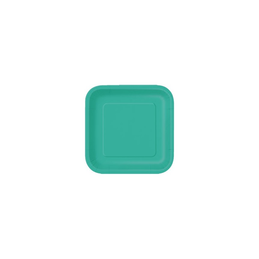 14 Turquoise  Dinner Plates