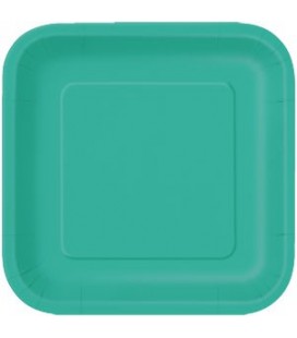 16 Turquoise Small Plates