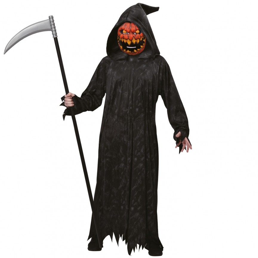 Children's Costume Pumpkin Reaper Boy