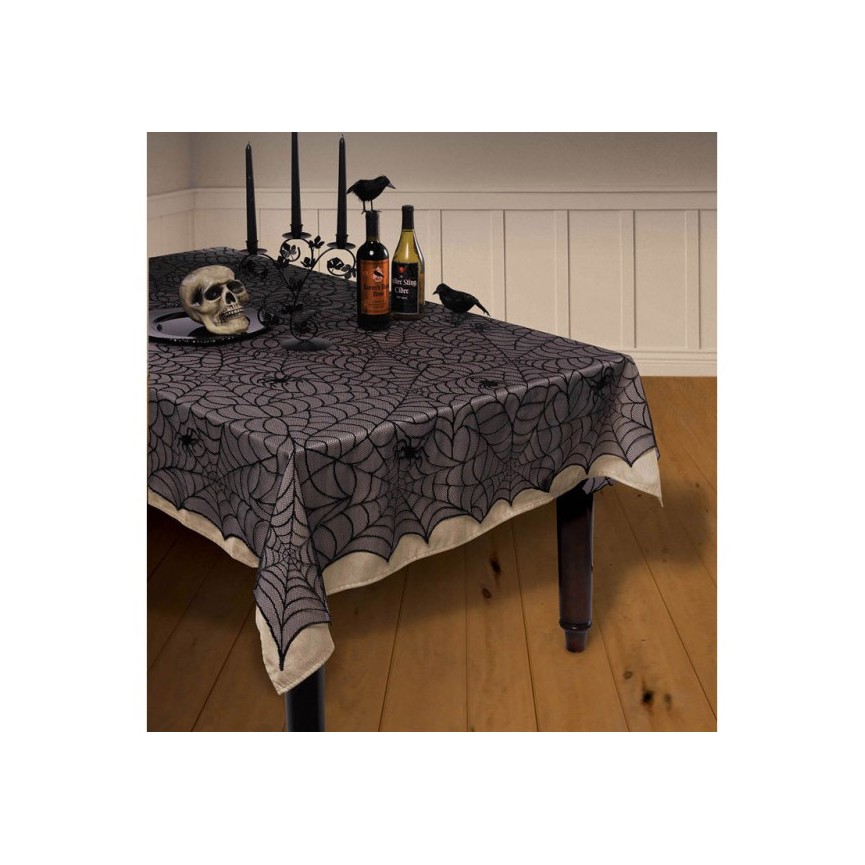 Lace Tablecloth Midnight