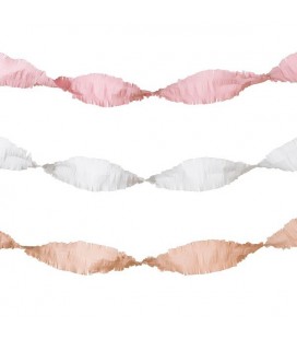 3 Blush Streamers