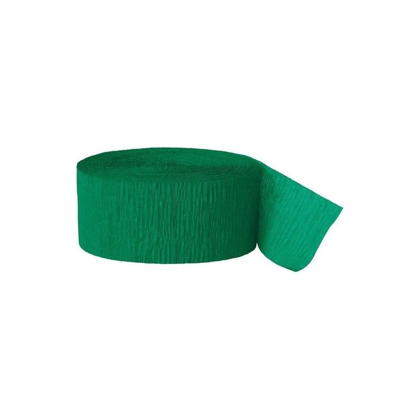 Green Crepe Streamer