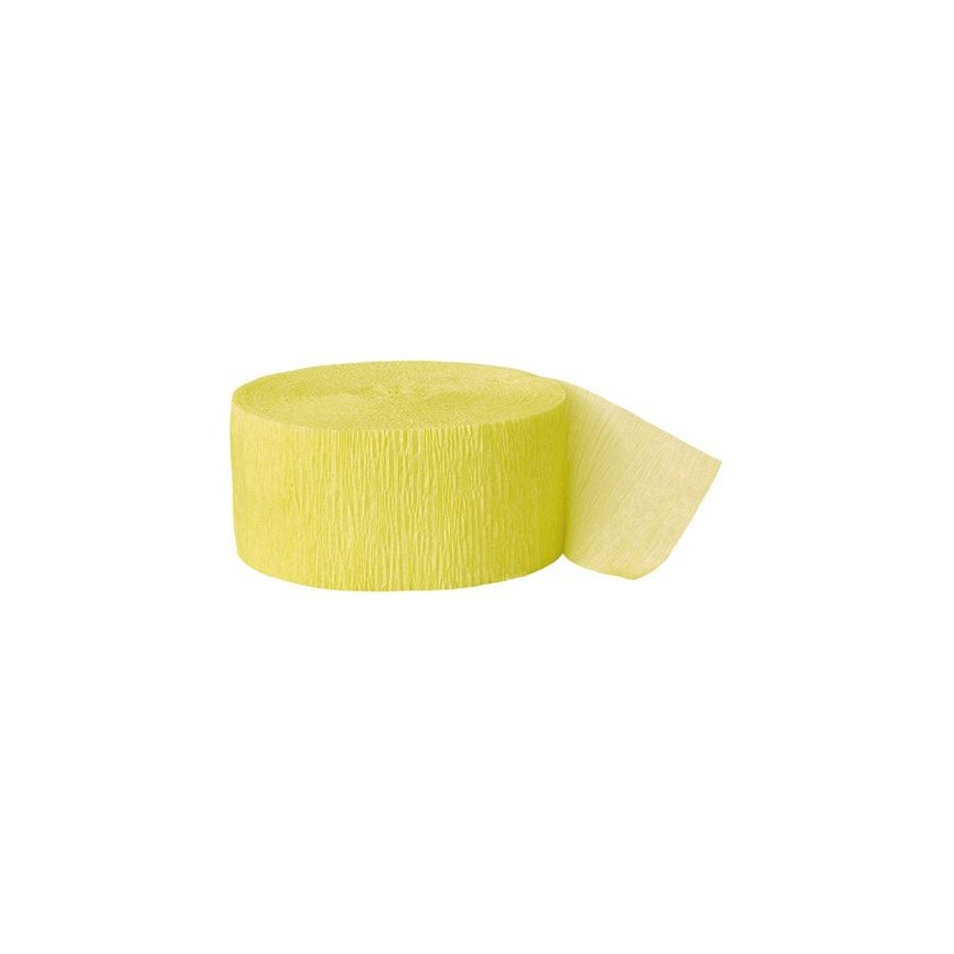 Serpentin Crépon Jaune Canari