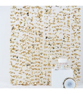 Rose Gold Foil Fringe Curtain