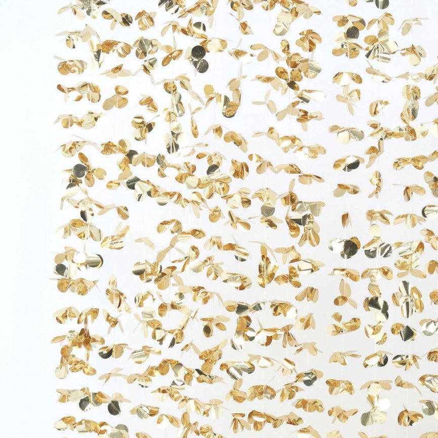 Rose Gold Foil Fringe Curtain