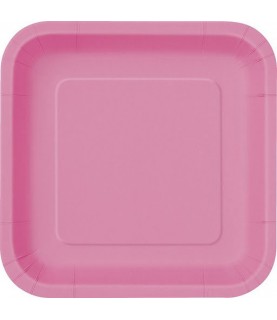 14 Magenta Dinner Plates