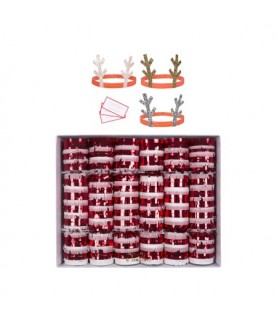 Candy Cane Crackers with Fringes