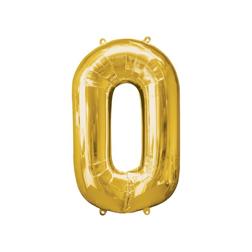 Mylar Ballon Number 0