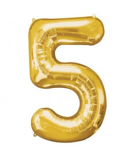 Mylar Ballon Number 5