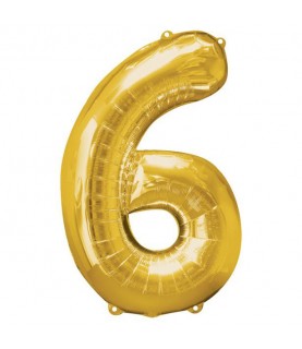 Mylar Ballon Number 6