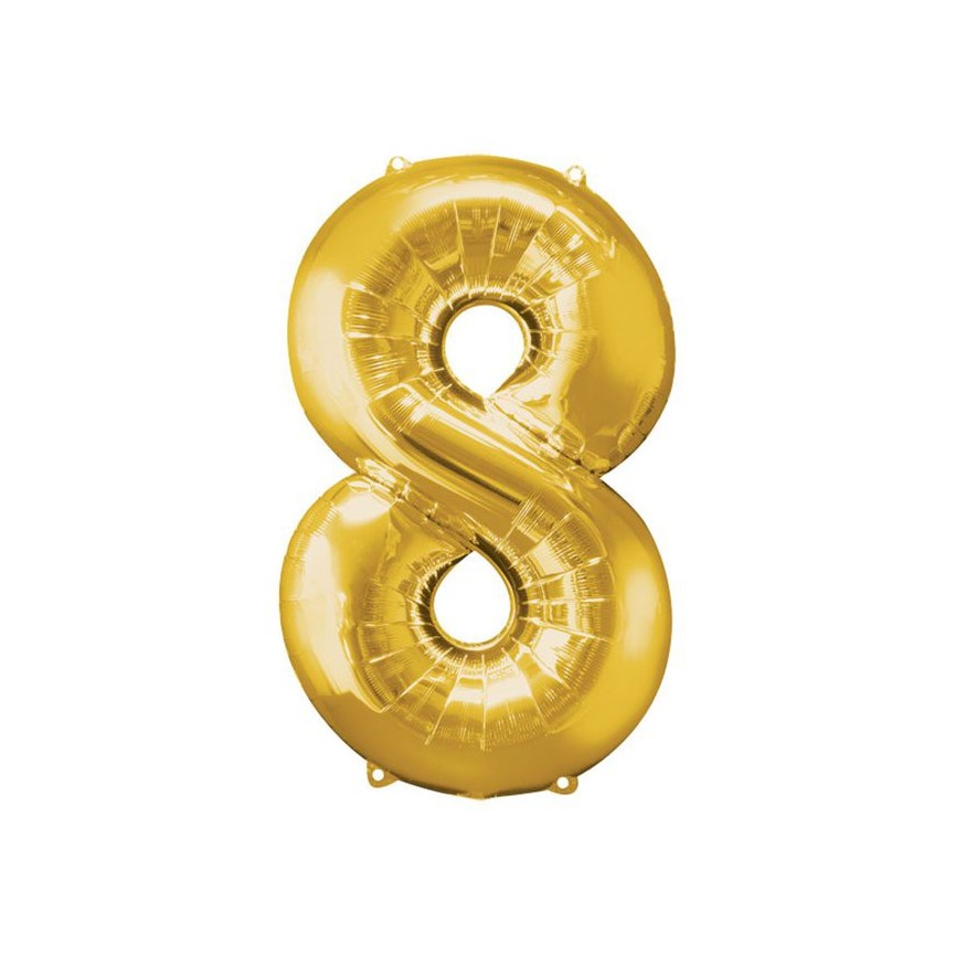 Mylar Ballon Number 8