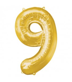 Mylar Ballon Number 9