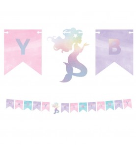 Girlande Happy Birthday Sirène Scintillante