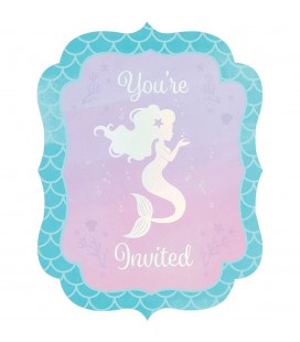 Invitations Sirène Scintillante