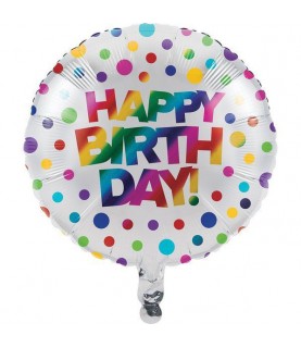 Metallic Rainbow Mylar Balloon
