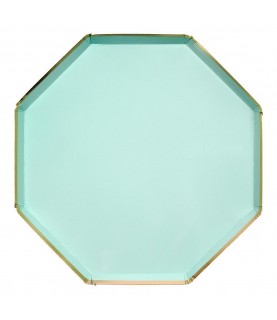 Mint Octogonal Large Plates