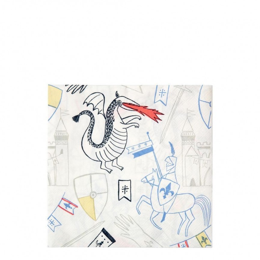 Dragon Knights Large Napkins