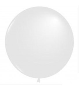 6 Giant White Balloons