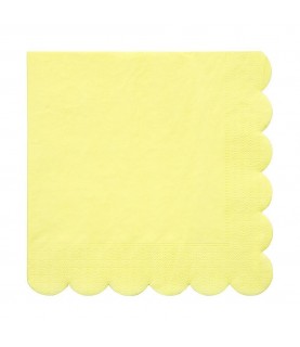 20 Yellow Napkins