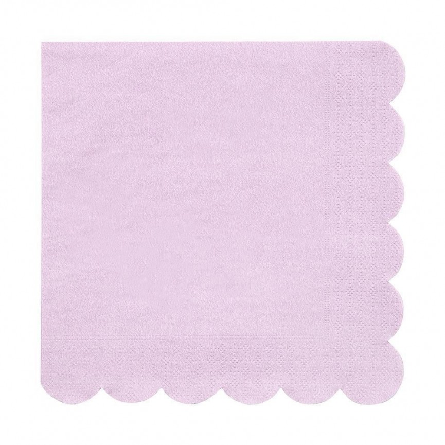 20 Lilac Napkins