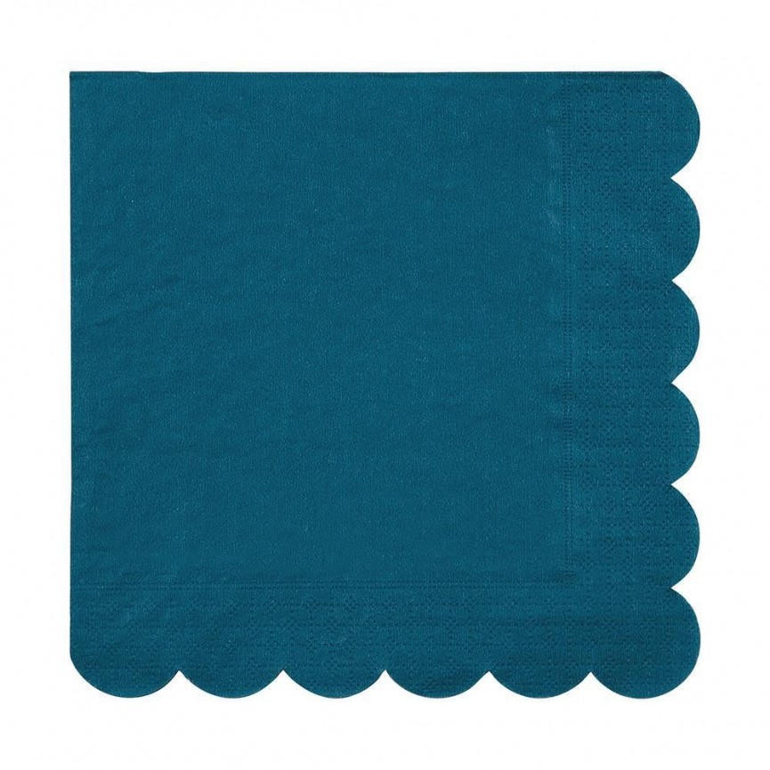 20 Teal Napkins